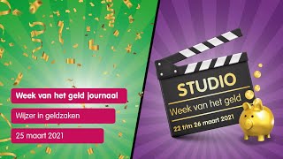 Week van het geld journaal | 25 maart