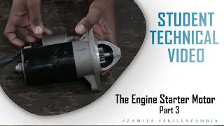 STARTER MOTOR TESTS AND OPERATIONS - PART 3