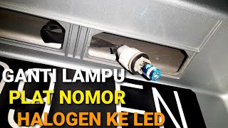 Cara Mengganti Lampu Plat Nomor Mobil dan Membersihkan Rumah Lampunya Pada Mobil Terios-Rush