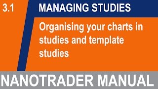 Organising your charts in studies & template studies