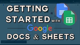 Getting Started With Google Docs and Sheets For The First Time | Basic Computer Skills For Beginners