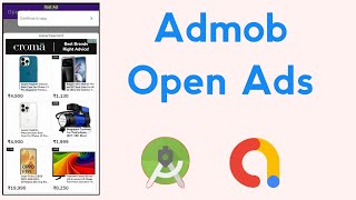 How To Implement Admob Open Ads In Android Studio | Admob Open Ads | Admob Open Ads Hindi