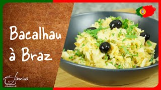 Receita de cozinha tradicional portuguesa: Bacalhau à Brás (bacalhau à Braz)