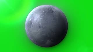 Mercury planet Rotating Green screen videos