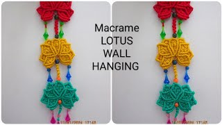 Macramè "LOTUS" wall Hanging // Macrame Wall Hanging