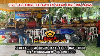 LIVE TAYUB SEKAR CONDONG LARAS - SEDEKAH BUMI DUSUN BANARAN KEDUNGADEM 2024