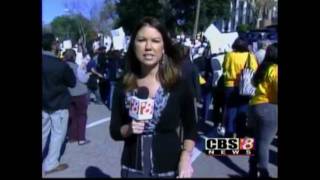 Thousands Gather at Captiol Steps to Oppose Immigration Law