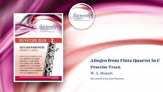 Allegro from Flute Quartet in C | Practise Track (Piano Accompaniment)