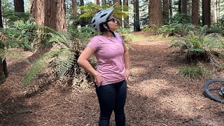 A girl's first time in Rotorua Forest