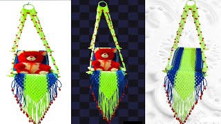 🌺Macrame jhula || Macrame taddy stick jhula || macrame New Design jhula