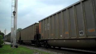 BNSF # 5806 Leads Coal Drag Through Brookfield