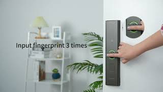 Use Operation Inglish Video of TENON Smart Lock E5c