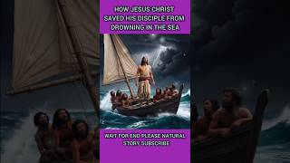 How Jesus Christ saved his disciple from drowning in the sea #spirtualstory #viralshort