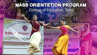 Mass Orientetion Program 2024 || College of Education, Boko Mass Orientetion Program 2024