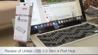 Review of Unitek USB 3.0 Slim 4 Port Hub