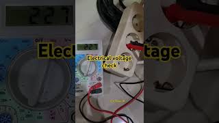 Checking electrical voltage every service routine #tech #electro #machine #health