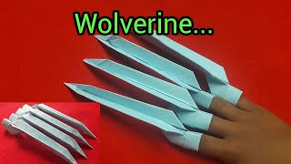 Diy Origami Wolverine|| How to make easy Paper Wolverine?||Paper Folding||Easy paper craft.