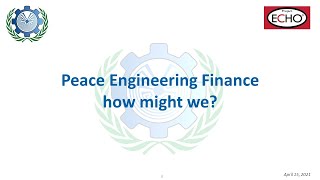 Peace Engineering Finance - How might we?