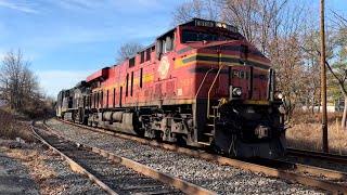 NS 8114 ES44AC “original NS” leads NS K76 with a very friendly crew!