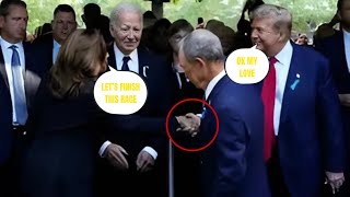 Kamala Harris and Donald Trump STUN the World with 9/11 Memorial Handshake?