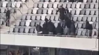 Hooligan riot - Djurgarden vs. Hammarby (19/04/16)