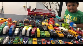 Toys Review l Hot Wheels and Cars Collection l Magnet Car Racing