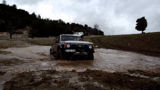 TOYOTA VX 80 &  BJ 75-HILUX-NISSAN PATROL...ANTOFF ANTALYA OFFROAD CLUB 27-01-2013...