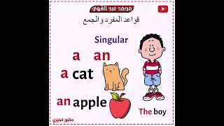 كل قواعد المفرد والجمع في اللغة الانجليزية - أسهل شرح👌❤