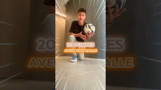 CHALLENGE- 20 POMPES AVEC UNE BALLE! (Difficile)