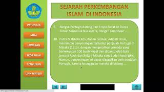 SOAL DAN JAWABAN PERKEMBANGAN ISLAM DI INDONESIA PAI SMA - SMK KELAS 12 BAGIAN 03