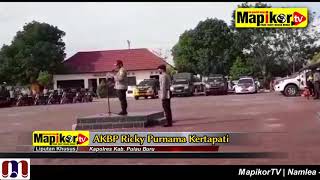 MapikorTV | Namlea - Sambut HUT Bhayangkara Ke 74 Polres Buru Bagi 740 Paket Sembako