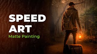 Speed Art Matte Painting Adobe Photoshop