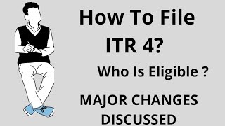 What is ITR 4 ? | How to file ITR 4