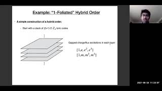 Sagar Vijay - Hybrid Fracton Orders (Part I)