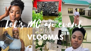 Vlogmas 3 ||GRWM for a gig| MC duties| Mini clothing haul| Natural 4C hair| South African YouTuber