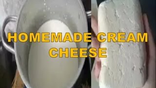 HOMEMADE CREAM CHEESE