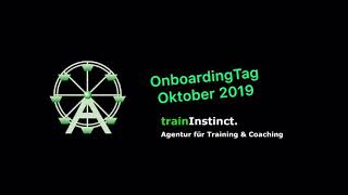 trainInstinct. Wir: Onboarding-Tag