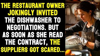 The dishwasher read the paperwork and found out the truth, the suppliers got scared