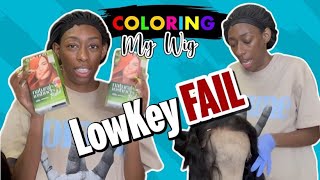 COLORING MY PRICEY WIG WITH BOX COLORING |LALAMILAN