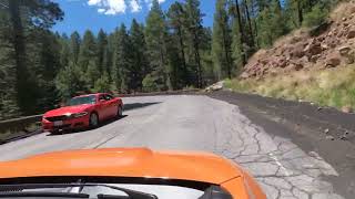 2022 WRX Driving Up San Francisco Peaks - Flagstaff, Arizona