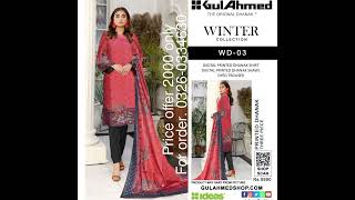 *Gul Ahmad winter collection*