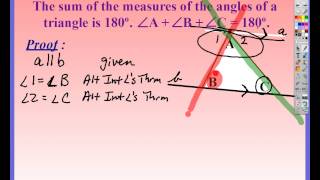 Chapter F - Video #6 (Section 3.4 - Triangle-Angle Sum Theorem)