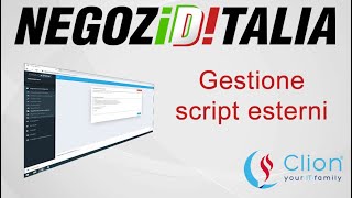 Negoziditalia.it - Pannello di controllo per la gestione degli script esterni