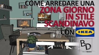 Come Arredare una ZONA GIORNO IN STILE SCANDINAVO CON IKEA | Belula design