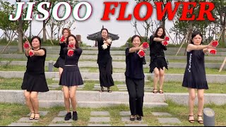 [초급반 지수 꽃 챌린지] FLOWER linedance l Demo l 2nd Upload  l JISOO l #청라디이시트#청라꿈에그린#청라풍경채#인천초아라인댄스