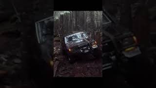 JEEP Cherokee,,, Tight SQUEEZE through the trees,,