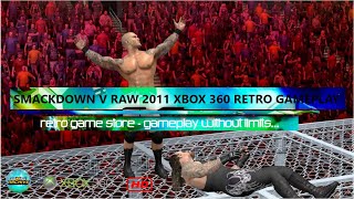 WWE Smack Down V Raw 2011 360 Retro Gameplay by Regan - Retro Gaming - Smackdown WWE Game Gameplay