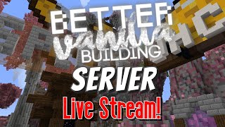 Better Vanilla Building Server - Trying To Build A SMALL Castle - HMU & Chat!!