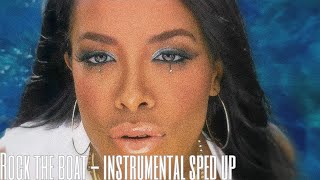 aaliyah - rock the boat (instrumental sped up)