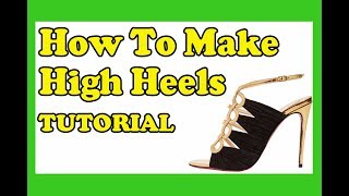 Christian Milano - How to make high Heels - Connecting  Tutorial of a  Leather Sandal